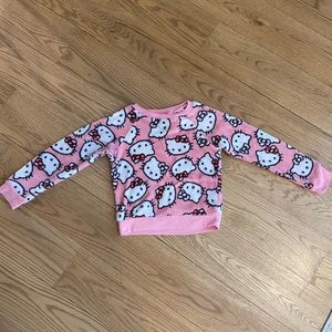 Toddler girl Hello Kitty fleece sweater.